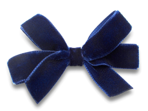 navy blue velvet ribbon, Pat bow