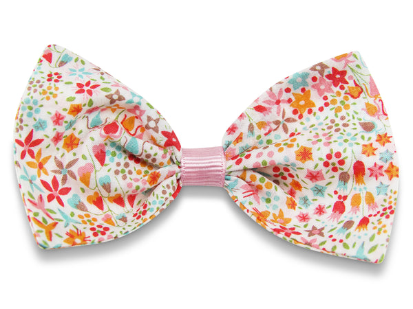 Liberty print Eve pink hair bow