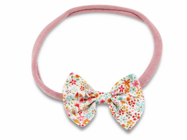 Liberty Eve pink baby headband