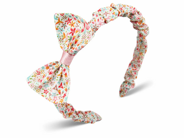 Liberty print Eve pink headband