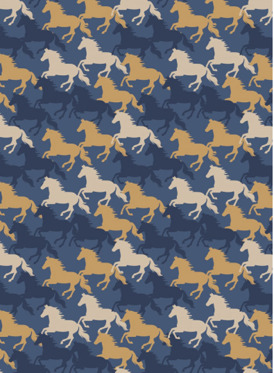 Galloping stallions Bella headband